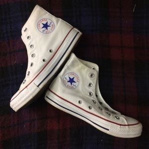 White high top Converse